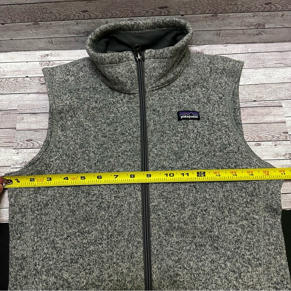 Patagonia Women’s Heather Gray Fleece Vest Size L - Picture 5 of 13